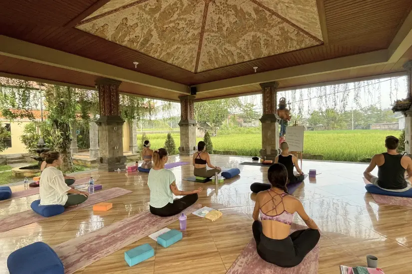 yoga at Bali