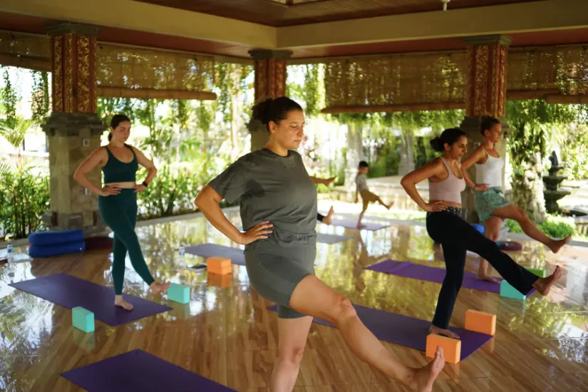 yoga at Bali