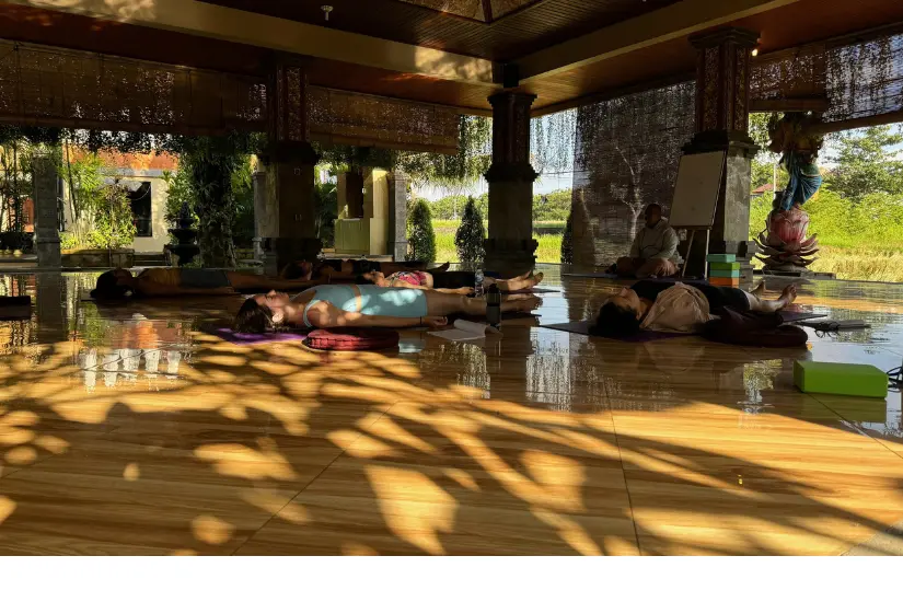 yoga at Bali